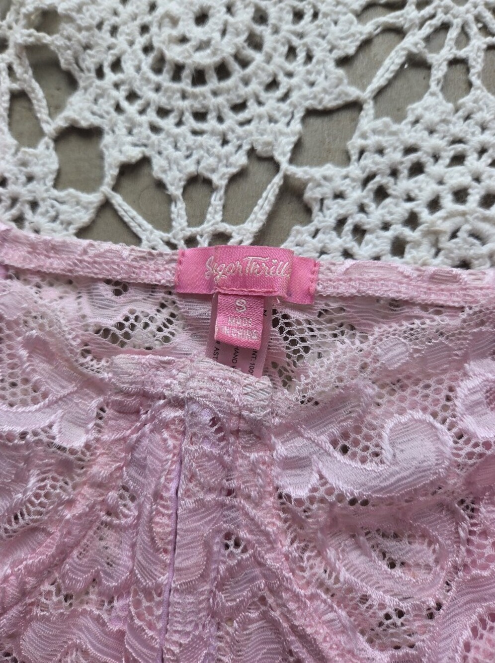 Dolls Kill Sugar Thrillz Yours Truly Lace Corset - Picture 6 of 10